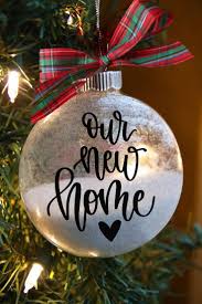 Our New Home Christmas Ornament Personalized New Homeowner Gift Realtor Closing Gift Custom New Home Address Personalized Christmas Ornaments Christmas Ornaments Closing Gifts