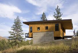 Casas de campo pequeñas modernas. Diseno De Pequena Casa De Campo Moderna Hermosa Construccion De Madera Y Concreto Planos De Arquitectura