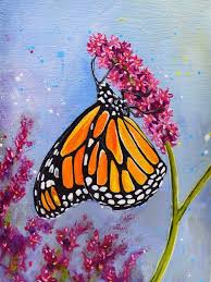80 Easy Diy Canvas Painting Ideas Harunmudak In 2020 Butterfly Art Painting Butterfly Painting Butterfly Acrylic Painting