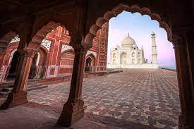 Main gateway of the taj mahal is built in red sandstone. How To Visit The Taj Mahal Thrifty Nomads