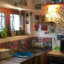 A little paint can go a long way. Top Ideas To Get Boho Style Kitchen Hippie Boho Gypsy