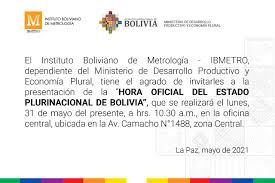 Ibmetro presenta la hora oficial de bolivia para fomentar la cultura de la puntualidad la cooperación coreana presentó dos relojes atómicos, uno de aluminio y otro de cesio, para tener la hora. Facebook