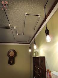 How To Decorate Your Ceiling With Your Light Fixture Cords In 2019 Hanging Light Fixtures Light Fixtures Industrial Light Fixtures