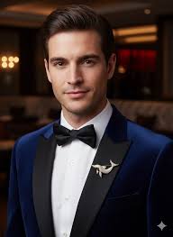 Unisex Dolphin Brooch with Crystal Detailing