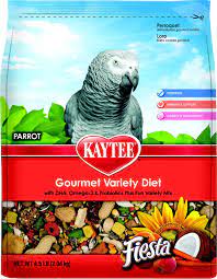 Kaytee Fiesta Variety Mix Parrot Food 4 5 Lb Bag Chewy Com Max Parrot Parrot Durable Dog Toys