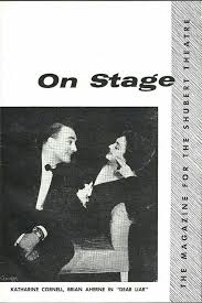 Theatre Programme From The Premiere Detroit Production Of The Jerome Kilty Play Dear Liar Which Performed From Jun Theatre Programme West Lafayette Detroit