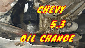 Chevy Silverado 1500 5 3l Oil Change Youtube