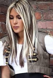Section your hair into 4 parts and apply the bleach mixture about a quarter of an inch away from your scalp, starting in the back and working your way forward. Dark Brown Hair With Platinum Blonde Highlights Novocom Top