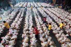 Zhongyuan festival, also known as ghost festival or yu lan pen festival, falls on the 15th day of the 7th lunar month and it is dominated by the customs like worshipping ancestors, floating river lanterns. Photo Blog Hungry Ghost Festival In Medan Wsj