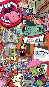 Rolling678lips2 Graffiti Wallpaper Iphone Sticker Bomb Wallpaper Graffiti Doodles