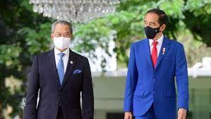 Presiden joko widodo (jokowi) dan perdana menteri malaysia tan sri muhyiddin yassin selesai melakukan pertemuan empat mata. This Is The Official Position Of Indonesia Malaysia Regarding The South China Sea Conflict Netral News