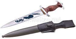 Frühes hj fahrtenmesser mit devise *blut und ehre*. Hitlerjugend Blankwaffen Deutschland Militaria Helmut Weitze