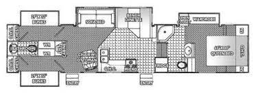 New 2021 crossroads rv zinger zr259fl. Three Bedroom Two Bath Rv Rv Floor Plans Travel Trailer Floor Plans Trailer Living