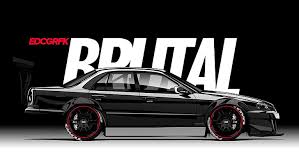Follow the vibe and change your wallpaper every day! Hd Wallpaper Edc Graphics Nissan Skyline Er34 Jdm Japanese Cars Render Wallpaper Flare