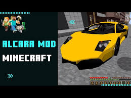 How to make a working car in minecraft : Alcara Mod 1 15 2 1 12 2 1 7 10 Drive Lamborghini Porsche In Minecraft