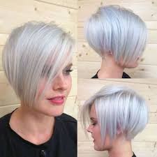 Silver Pixie Bob In 2020 Pixie Haircut Haircuts With Bangs Haircuts For Fine Hair