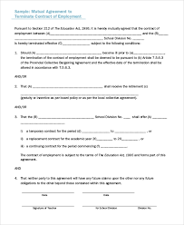 An employment contract is a formal letter written by an employer to his employee discussing the details of the contract that has been signed by the employee employment contract letter writing tips: Free 8 Sample Employment Separation Agreement Templates In Pdf Ms Word Google Docs Pages