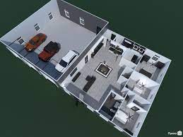 We want to know exactly how you will be using your barndominium, how it will fit on your property, and your ideas for interior and exterior design, among other factors. Barndominium Free Online Design 3d House Ideas Adio1787 By Planner 5d