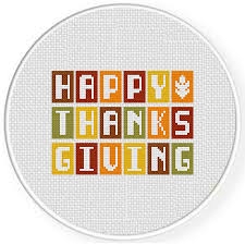 Maybe you would like to learn more about one of these? Happy Thanksgiving Banner Flags Cross Stitch Pattern Daily Cross Stitch