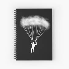 Lay down your tired & weary head my friend. Paratrooper Quote Spiral Notebooks Redbubble