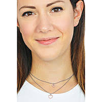 colliers bijoux Acier ,Bijoux fantaisie femme bijoux Zircons mod. PF_GR67