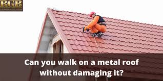 Can You Walk On A Metal Roof Without Damaging It Rgb Construction