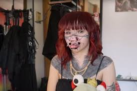 Piercing tattoo piercings neue tattoos body art tattoos tatoos hot tattoos sleeve tattoos inner wrist tattoos anklet tattoos. Obsessed With Piercing The Girl Showed Dozens Of Piercings And Tattoos On The Eyes Russian News En