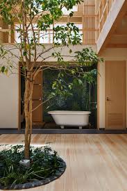 Galeria De Casa En Kyoto 07beach 4 Maison Japonaise Arbre Interieur Kyoto
