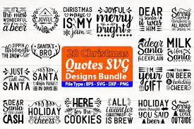 Christmas Quotes Design Bundle Graphic By Design Store Creative Fabrica