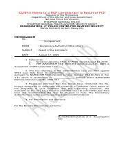 Access sample business letters and write a sample business letter. 8 Ltr Memo To Pnp Cv Complainants Docx Sample Memo To A Pnp Complainant Re Result Of Pce Republic Of The Philippines Department Of The Interior Course Hero