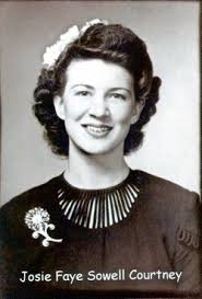 Josie Faye “Jo” Sowell Courtney (1920-2015)