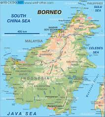 Yli 488 miljoonan badoo käyttäjän kanssa, löydät jonkun pontianak. Map Of Borneo Island In Indonesia Malaysia Brunei Welt Atlas De