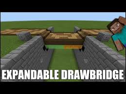 Oh, also you will need a hole to build it in. How To Build A Expandable Drawbridge In Minecraft Bedrock Up To 14 Blocks Wide Youtube Minecraft Bedrock Minecraft Redstone Creations Minecraft Redstone
