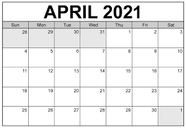 Simple calendar 2021 and calendar 2021 with notes in ink saver color scheme. Free April 2021 Calendar Excel Format One Platform For Digital Solutions Free April 2021 Calendar Excel Format
