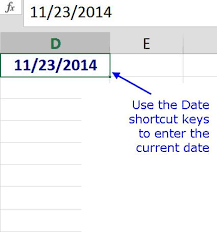 Use These Shortcut Keys To Add The Current Date Time In Excel Excel Shortcuts Excel Tutorials Current Date