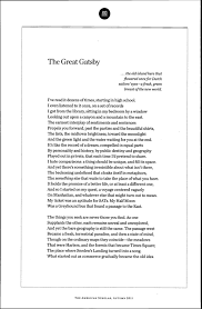 Poem About The Great Gatsby Greatful The Great Gatsby Study Info