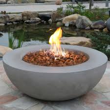 Elementi Lunar Bowl Fire Pit Outside Fire Pits Concrete Fire Pits Backyard Fire