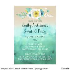 Sweet 16 party on the beach. Beach Party Theme Background