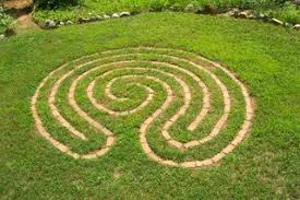 Let the children play labyrinths in children's playscapes. Garden Labyrinth