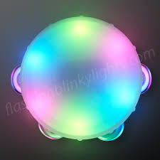 Light Up Mini Tambourine Led Toy Flashingblinkylights