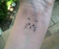 Stick N Poke Tattoos Cat Face Tattoo Cute Cat Tattoo