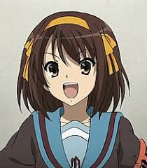 Anime picture original zattape single long hair blush looking at viewer fringe wide image smile brown hair brown eyes nail polish fingernails. Haruhi Suzumiya Character Wikipedia