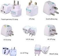 Worldwide Universal Power Adapter White Iron 10A/16A 250V Travel Universal  AU UK US EU Germany French Brazil Swiss South Africa Adapter Plug Socket ...