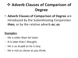 As mentioned, adverb clauses answer questions like where, when, why and how. Unit 4 Adverb Clauses