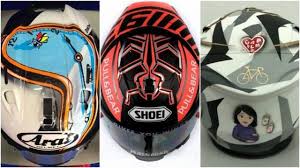 Valentino rossi helmet moto gp soleluna casco vr46 motogp helm casque. 5 Helm Unik Pembalap Motogp Di Tes Pramusim Sepang Bola Liputan6 Com