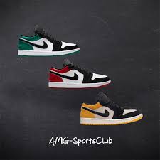 Keep the ankles out all summer and buy these now on stockx. Air Jordan 1 Low Aj1 Black Red Toes Yellow Toes Beige Low Side 553558 116 127 Shopee Malaysia
