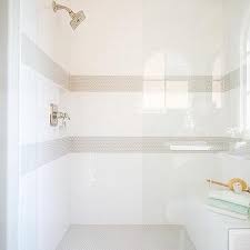 Accent tiles, sometimes made of glass, can take almost any form but usually. Gray Border Shower Tiles Design Ideas