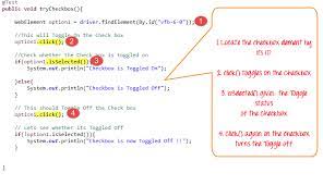 How To Select Checkbox And Radio Button In Selenium Webdriver