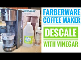 ¼ cup of baking soda. How To Descale Clean With Vinegar Farberware Single Serve Coffee Maker K Cup Machine Walmart Youtube