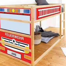 Kura Sticker Ikea Fire Truck Fire Brigade Bed Ikea Kura Kura Bed Decal Foil Furniture Stickers Film Bed Not Included Ikea Kura Ikea Kura Bed Ikea Hack Kids Room